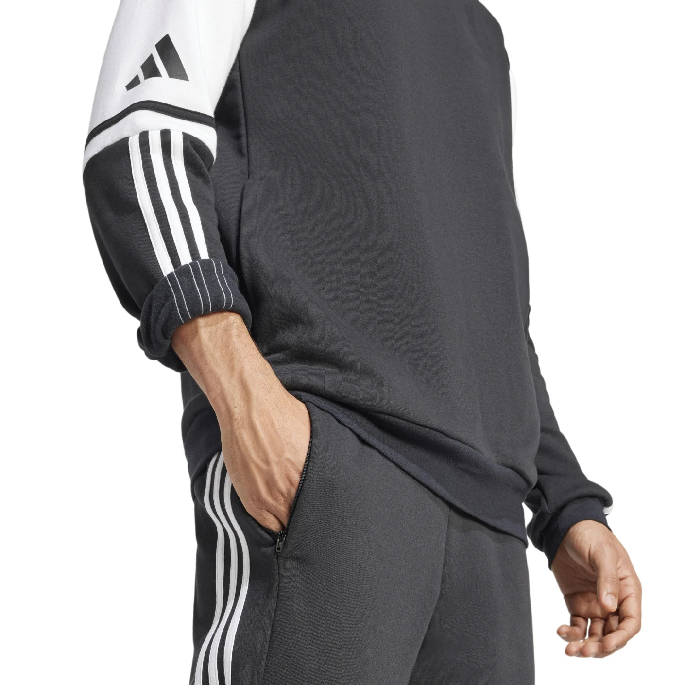 Adidas Squadra 25 Hoodie Zwart Wit