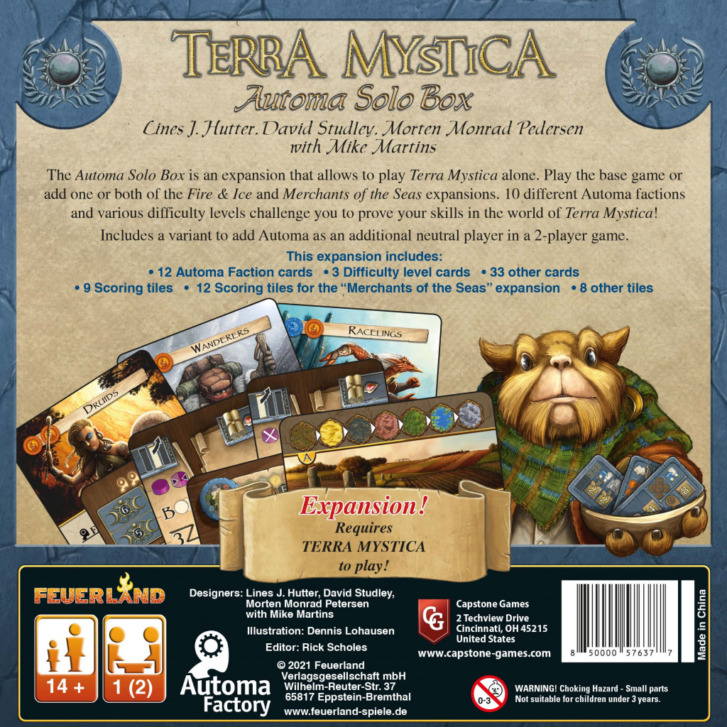 Terra Mystica: Terra Mystica Automa Solo Box