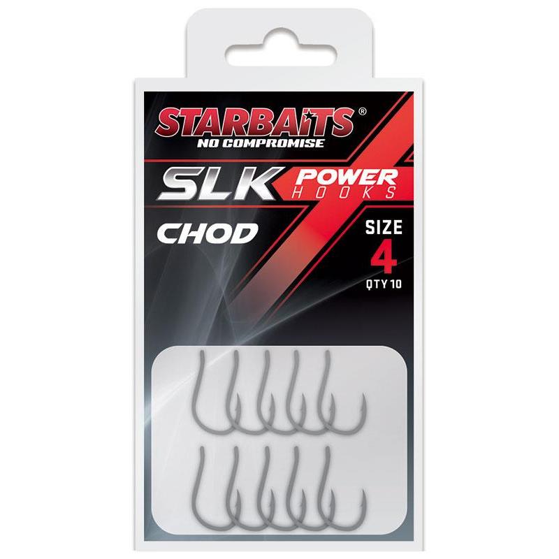 Hamecon Carpe Starbaits Power Hook Ptfe Coated Chod - Par 10