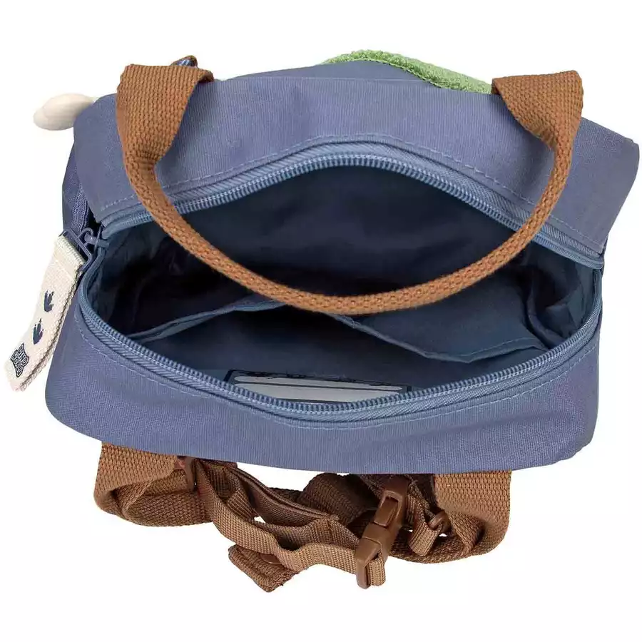 Depesche Rucksack Dino Mini Dino World 23 x 20 cm blau
