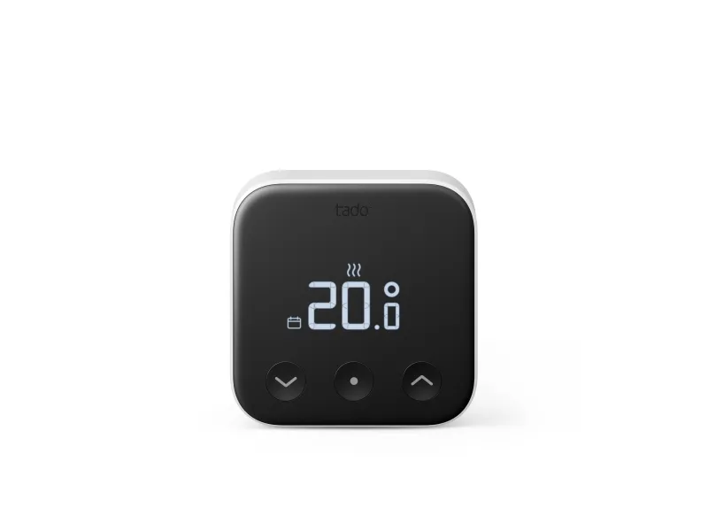 tado° VX-ST02-TC-ML-00, Digital termostat, Sort, Hvid, Digital, Batteri, AAA, 100 mm