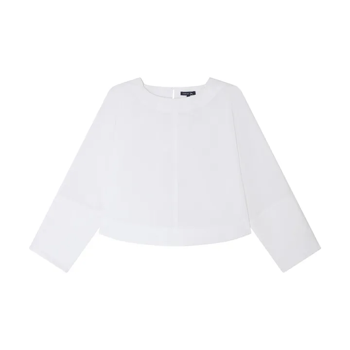 Soeur Blouse Armand Popeline de Coton | Blanc