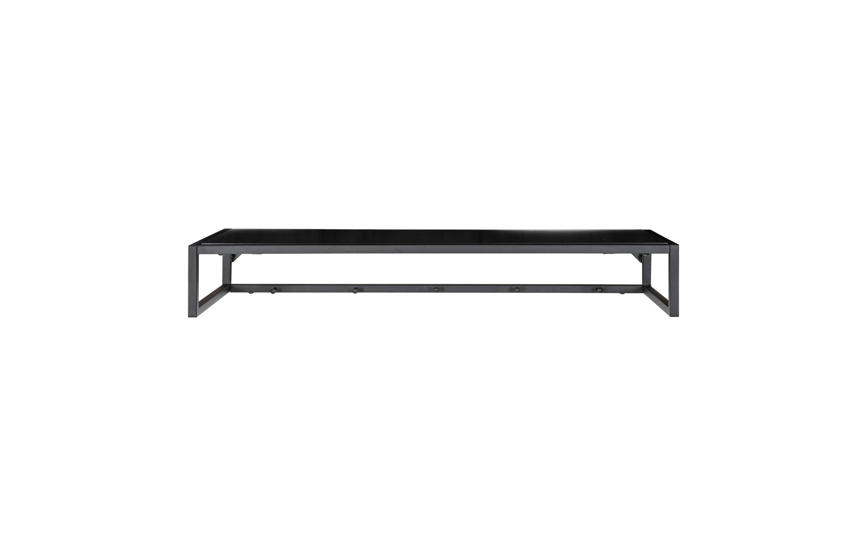 Wandgarderobe Vita 80 x 28 cm, SchwarzGarderobenzubehör