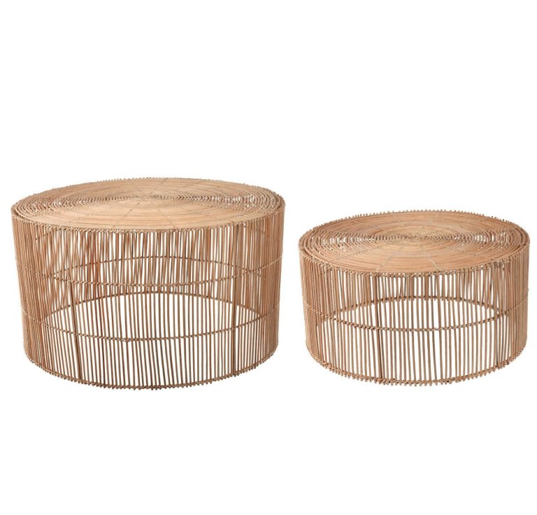 Kave Home Elmima bijzettafel set van 2