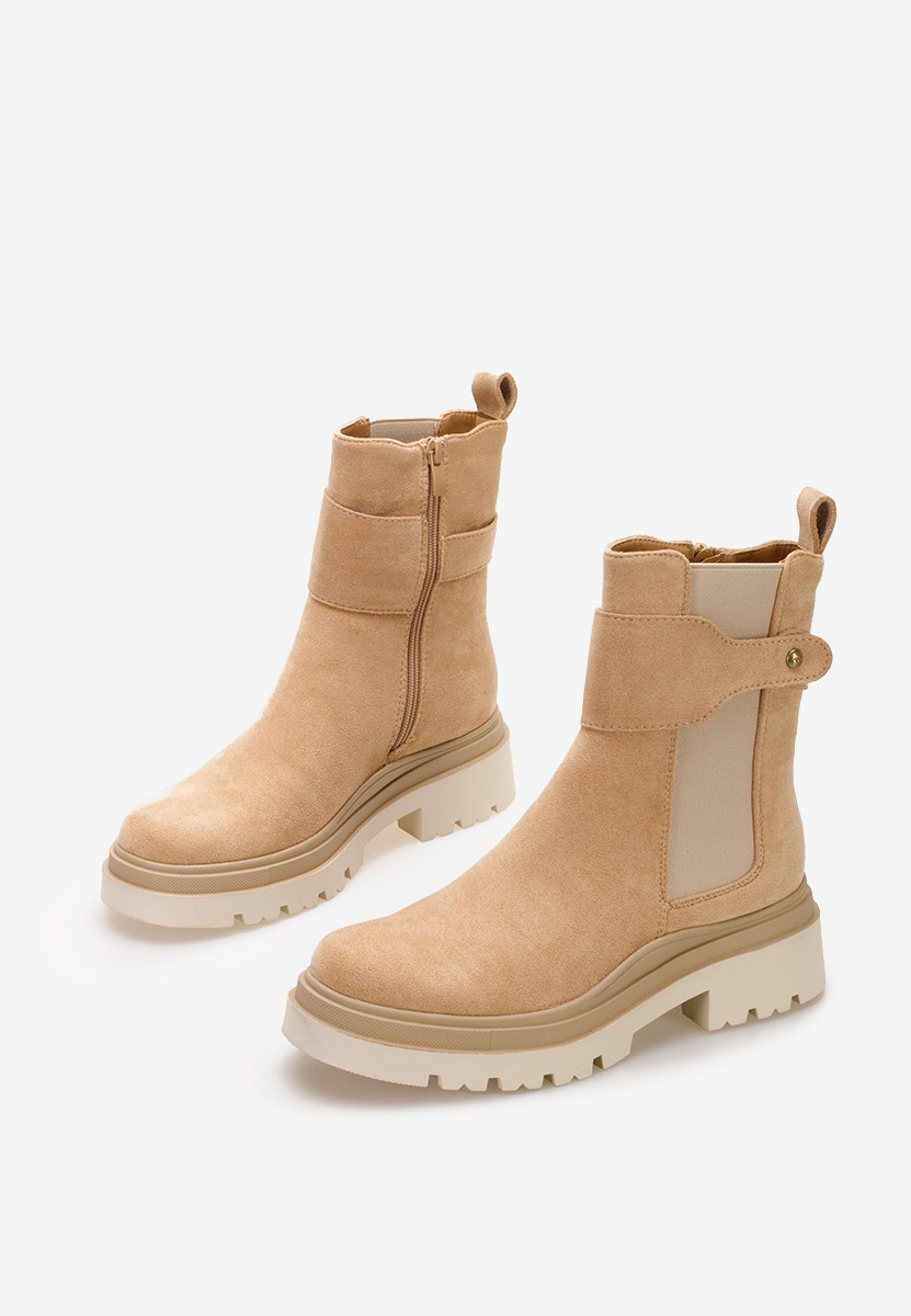 Bottines hautes femme kaki Kenyra