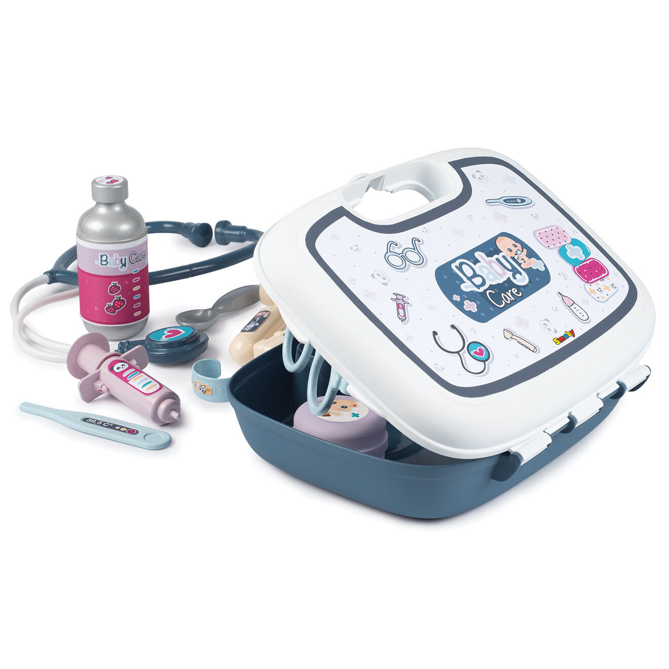 Smoby Mallette de soins baby care multicolore - 44.5x26.6x38 cm