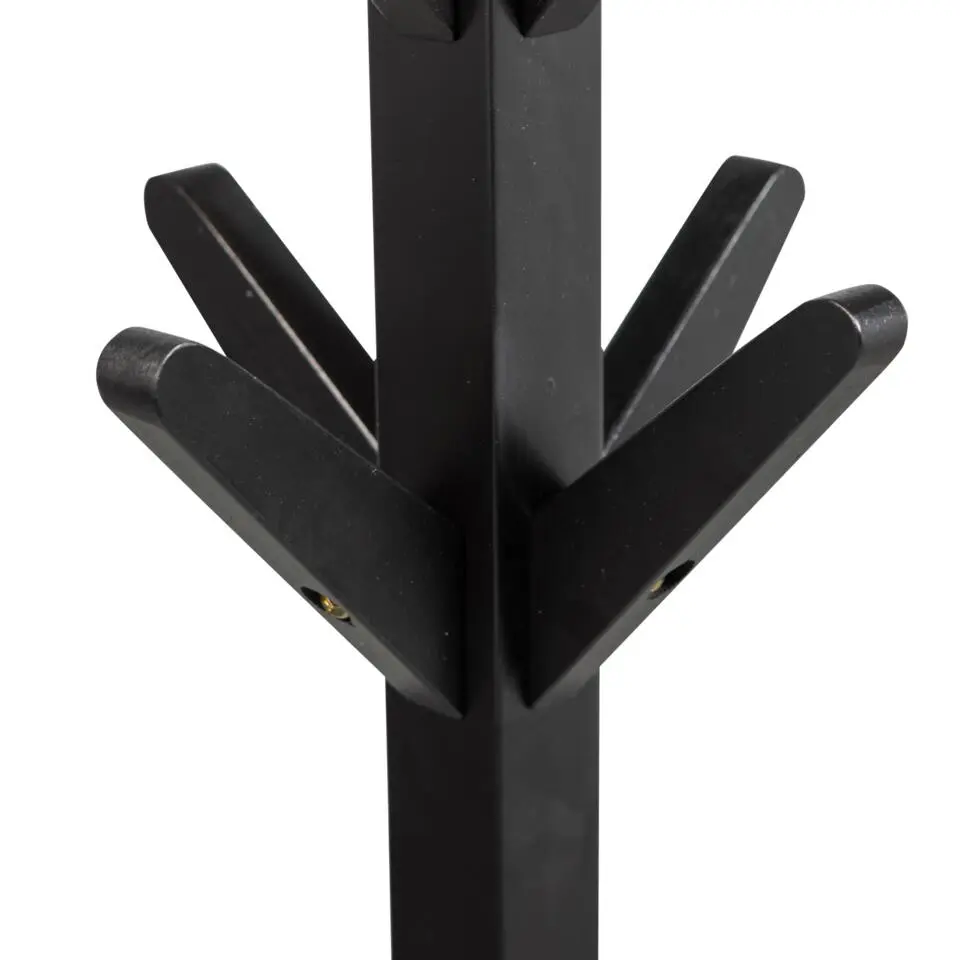 WOOOD Studio Staande Kapstok - Berken - Zwart - 178x45x45
