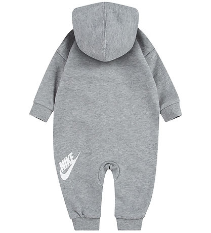 Nike Heldragt - Gråmeleret m. Hvid