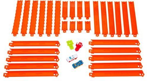 Mattel - Track Creator Luxe - Baanset - 7,5 Meter - Inclusief 2 Hot Wheels Auto's