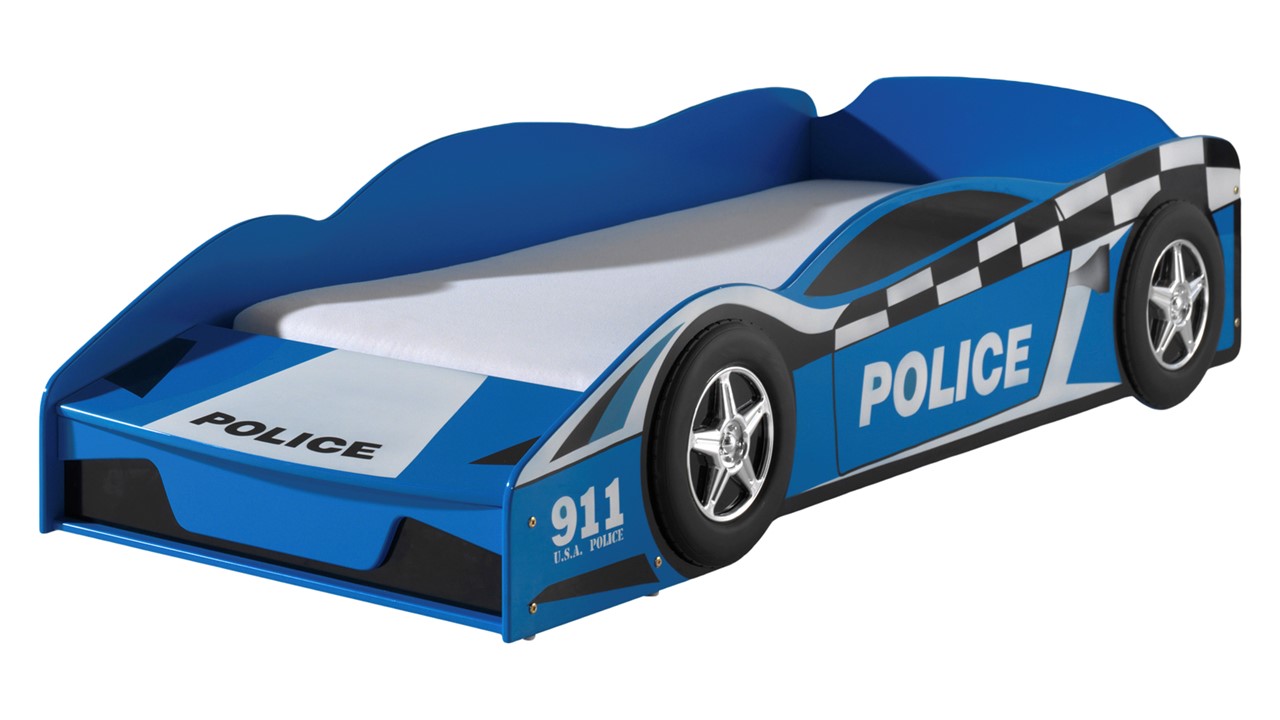 Peuterbed Police blauw