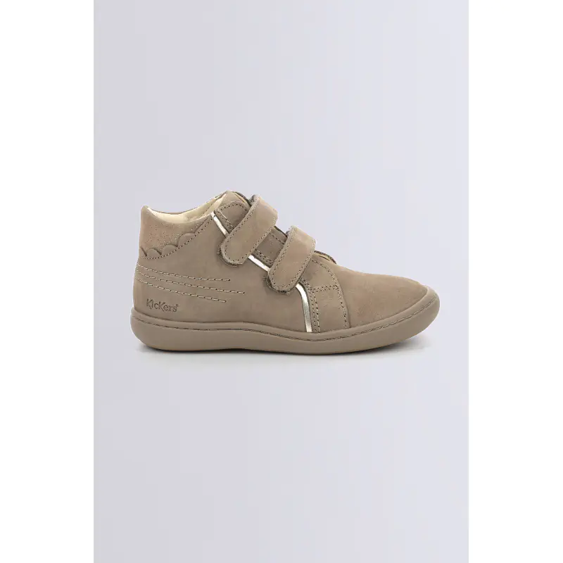 KICKMARY TAUPE BOTTINES Cuir Fille