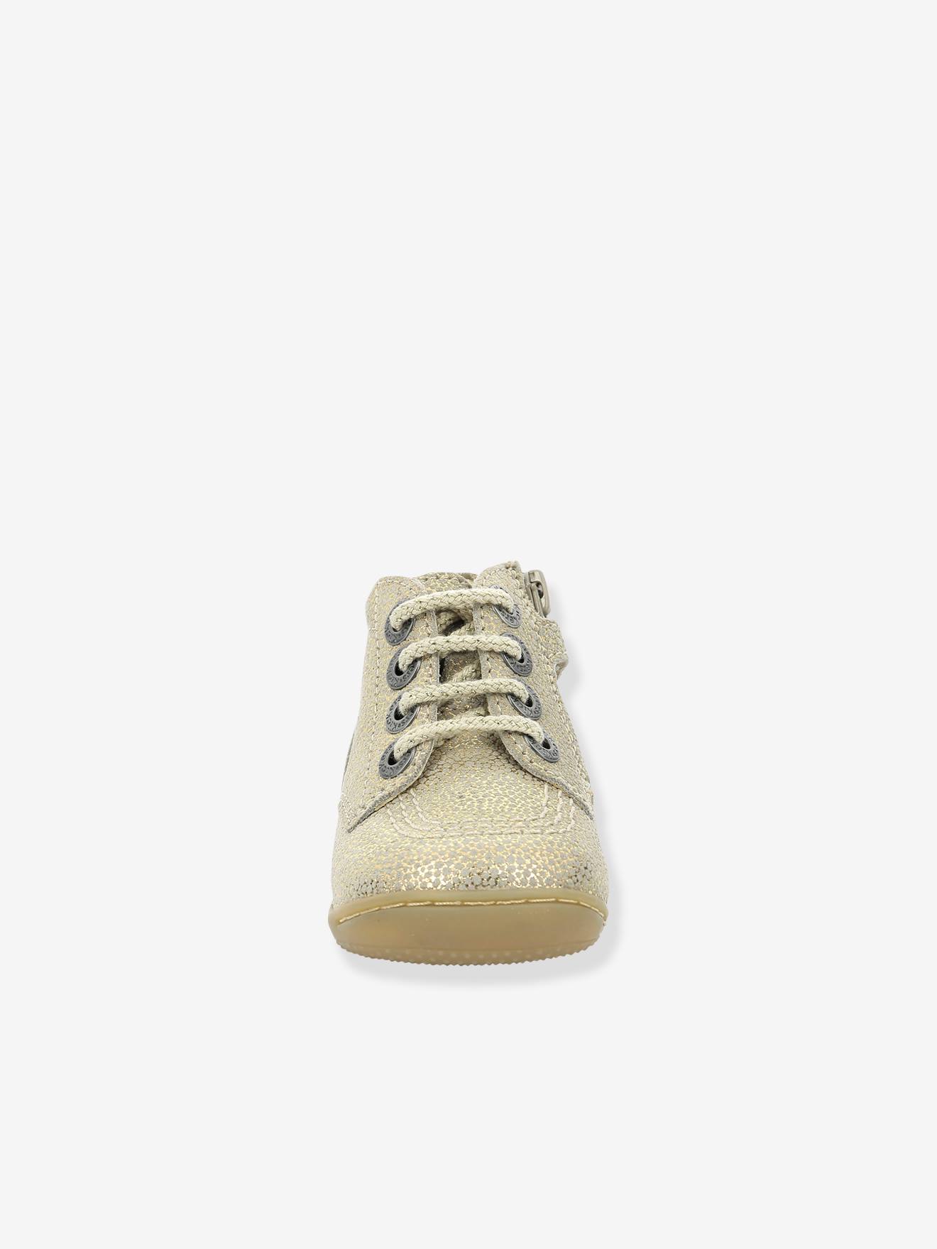 Botinhas Gulyflow KICKERS® First Steps, bege bebê