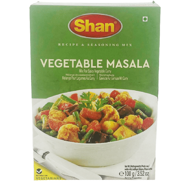 Shan Groente Masala Mix voor Pittige Groente Curry 100g