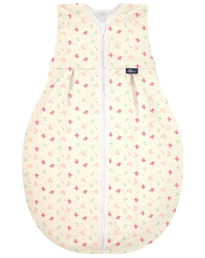 Kugelschlafsack MOLTON – NATURE ROSE GARDEN in rosa