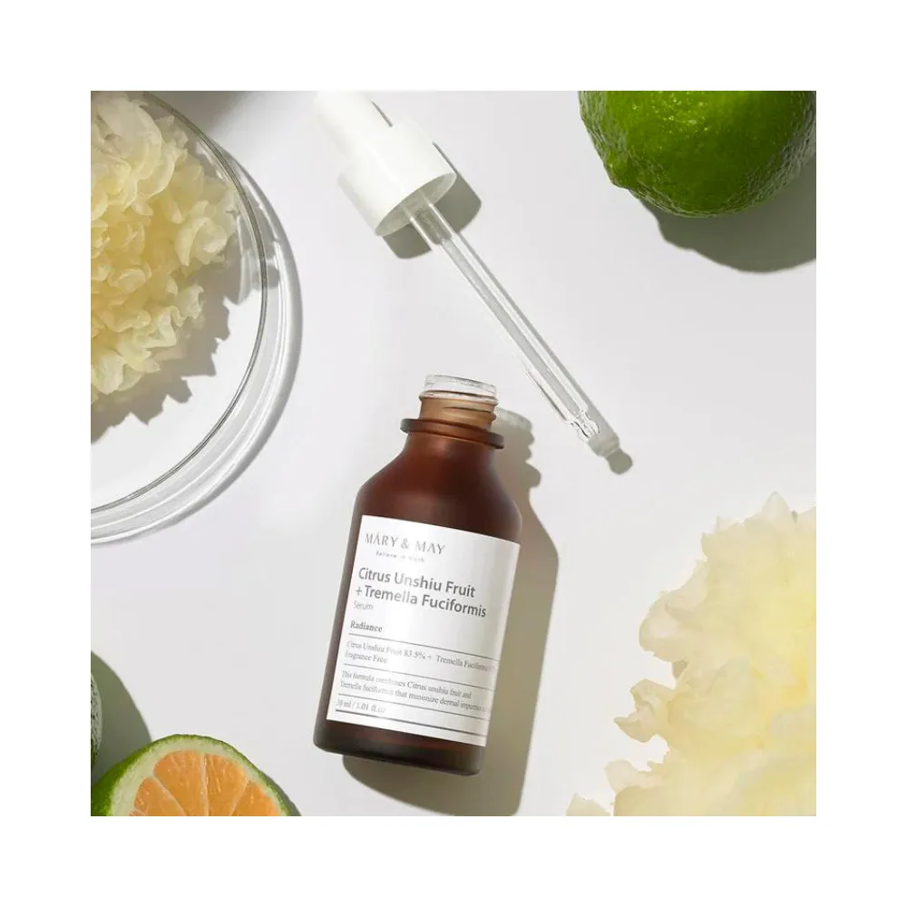 Mary&May Citrus Unshiu   Tremella Fuciformis Serum - 30 ml.