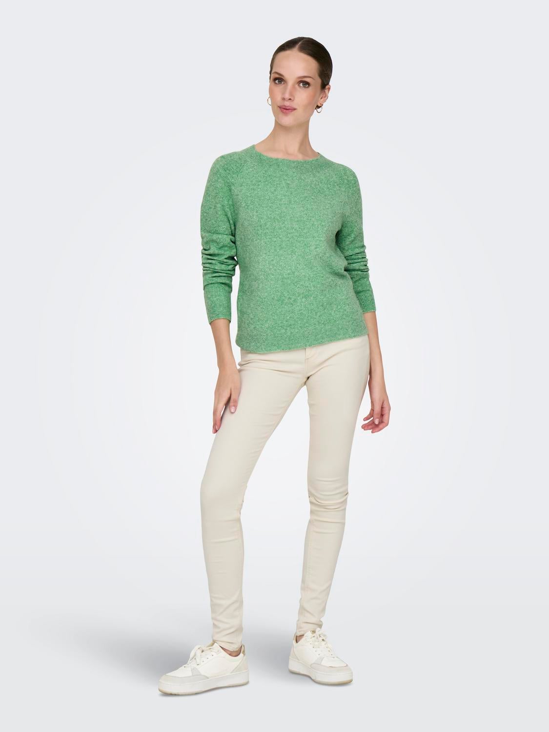 ONLRICA Strickpullover Bright Green