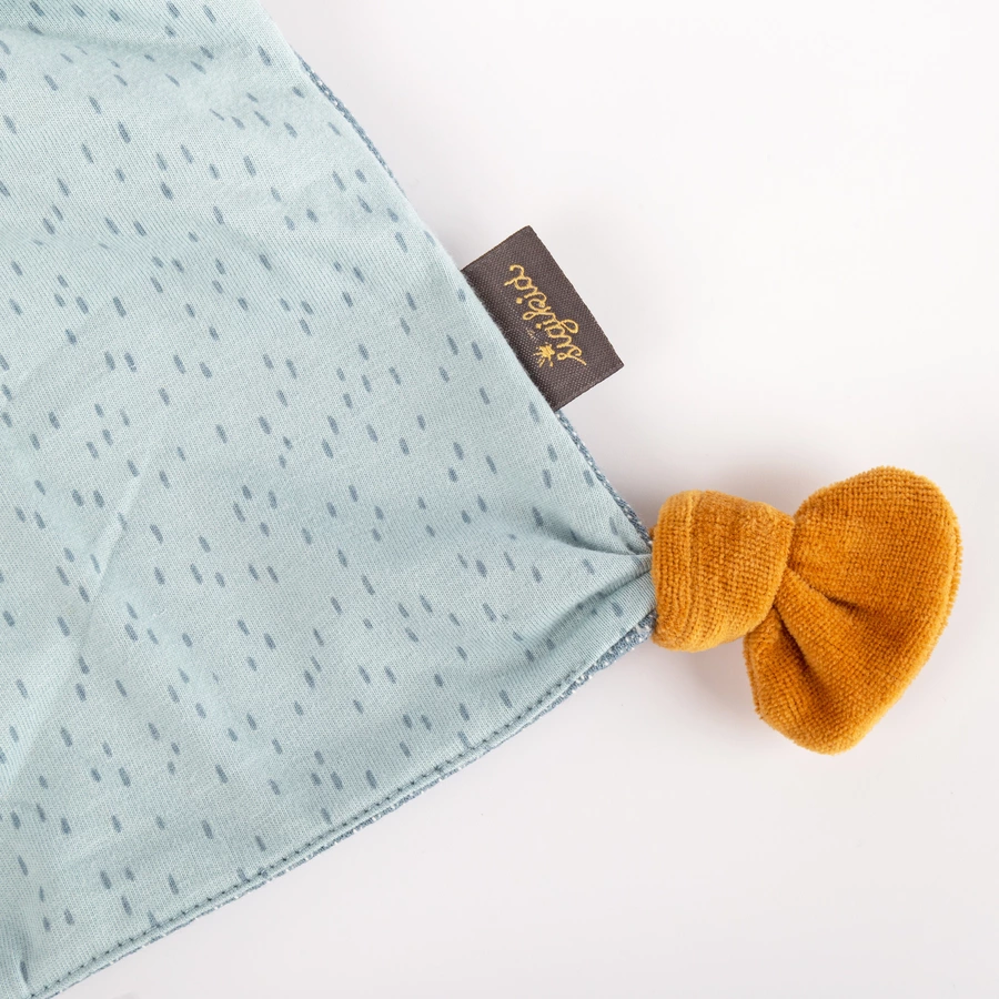 sigikid® Schnuffeltuch Löwe Yellow blauorange