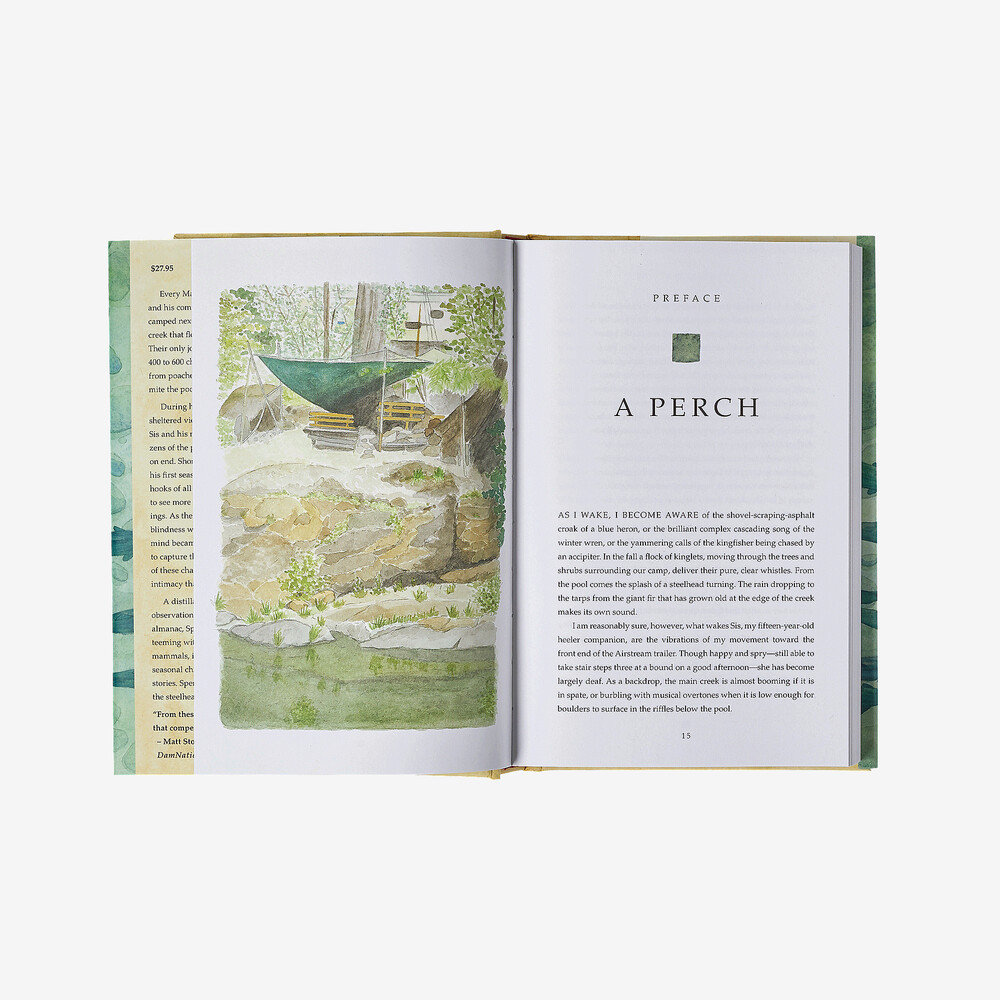 Ein vorübergehender Zufluchtsort: Vierzehn Saisons mit wilden Sommer-Stahlkopfforellen von Lee Spencer (gebundenes Buch)
