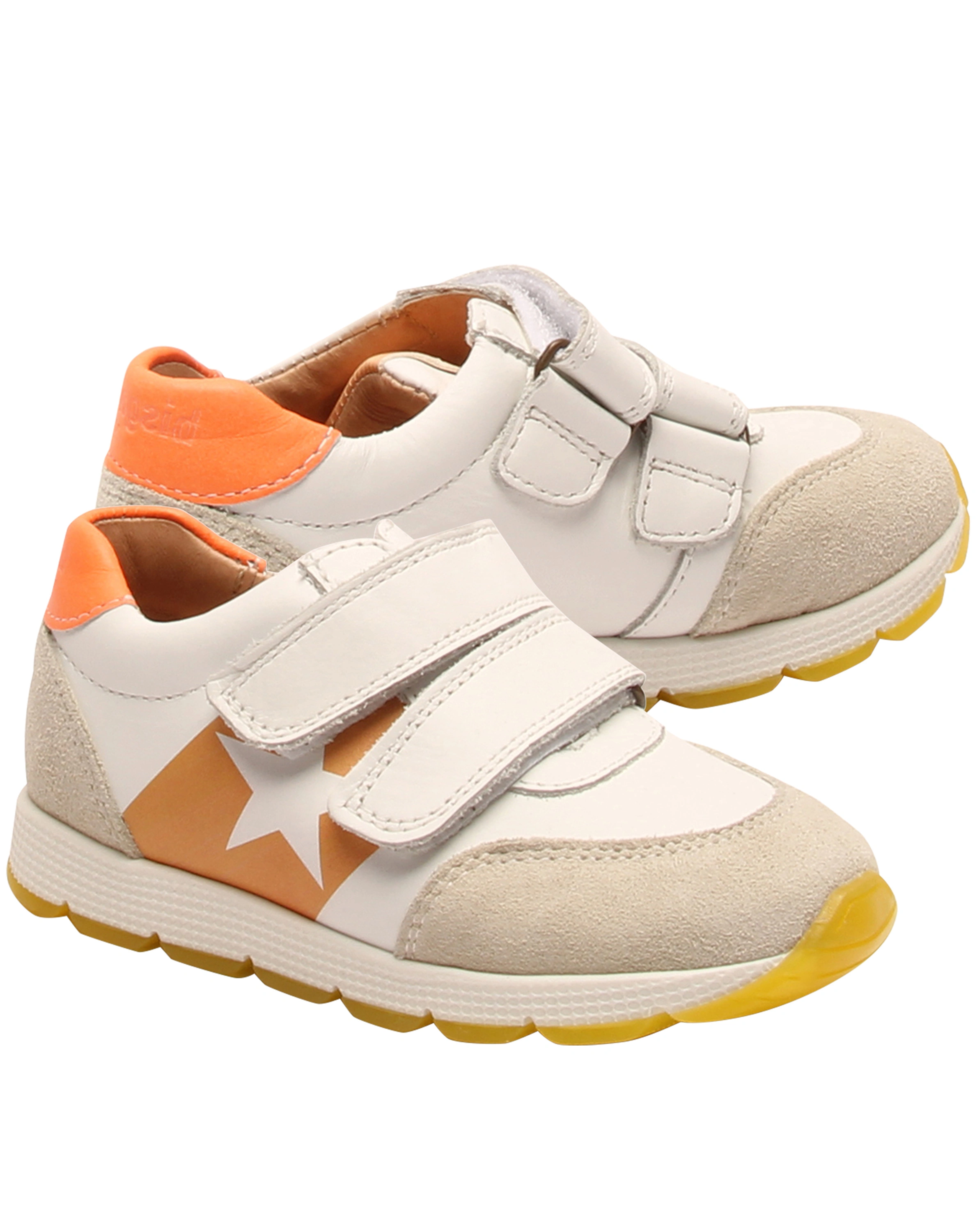 Klettschuhe LIAM V in white/orange