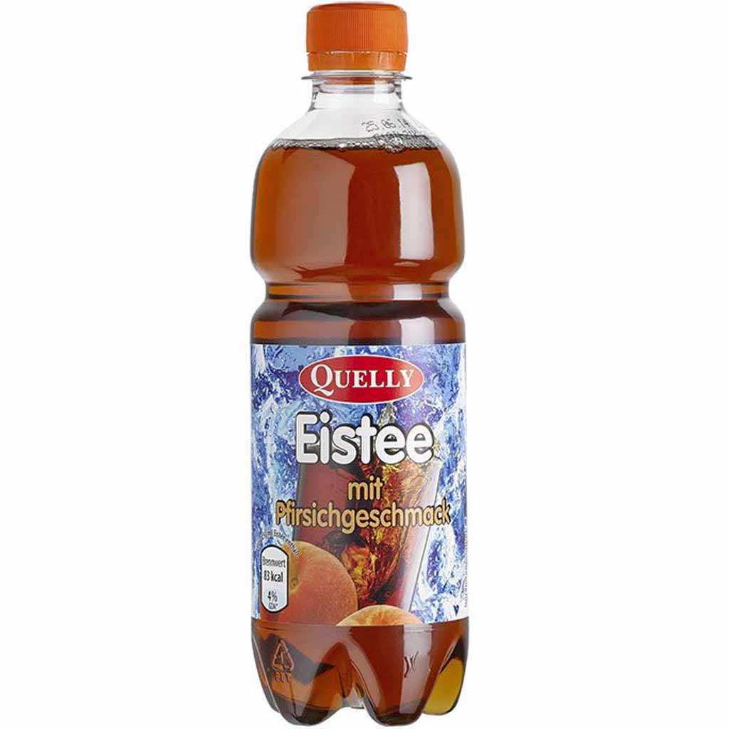 Quelly Eistee Pfirsich PET 6x500ml=3L MHD:15.6.25
