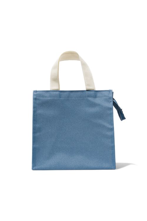 sac isotherme lunch gris bleu 11x23x26