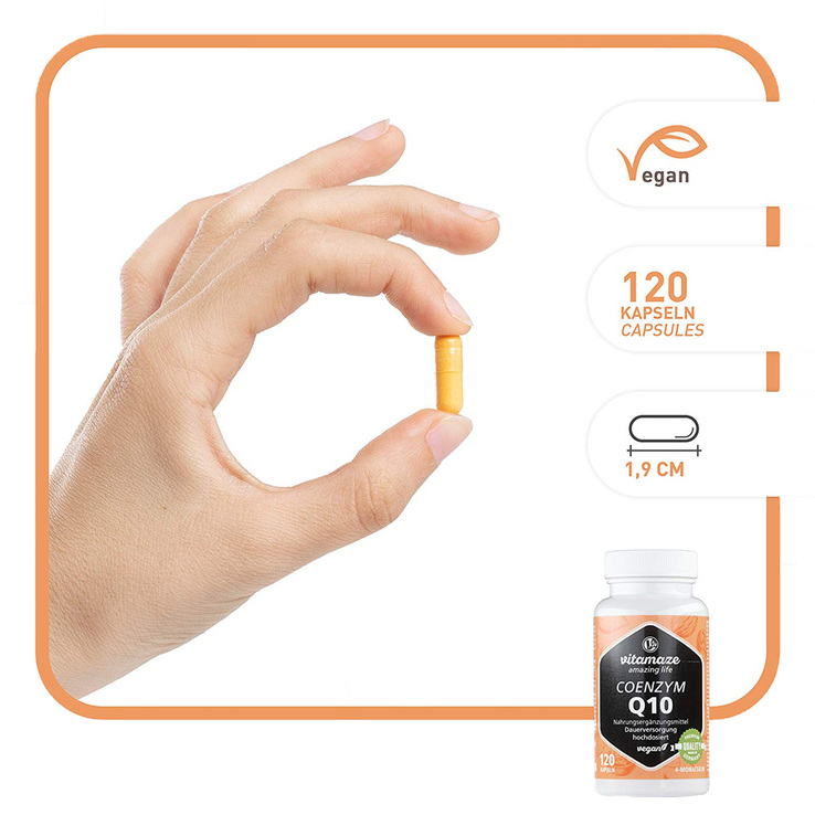 Coenzym Q10 200 mg vegan Kapseln, 120 St