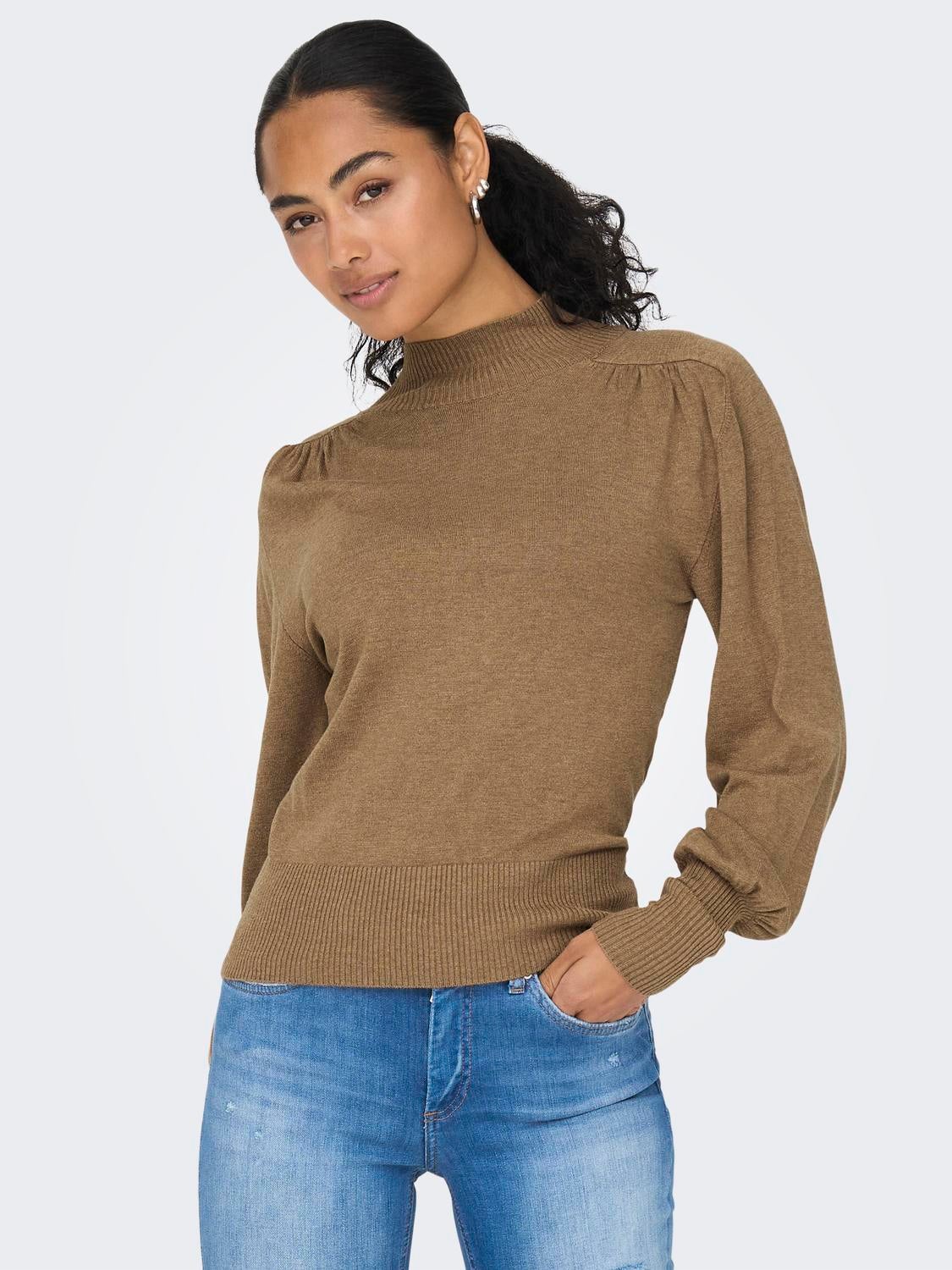 ONLJULIA Strickpullover Toasted Coconut