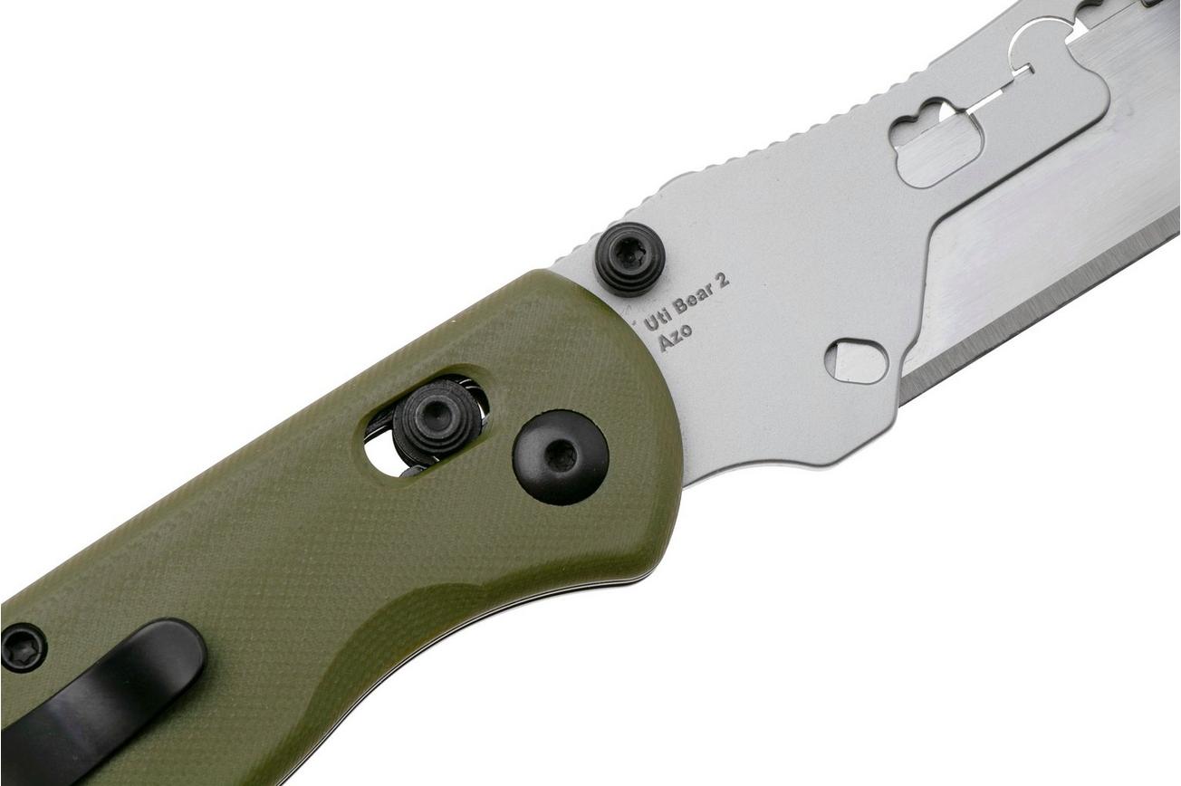 Kizer Drop Bear Utility V3619JA6 Green G10, zakmes