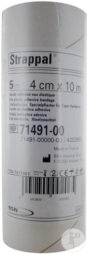 Bsn Medical Strappal Bande Adhésive Non Élastique 4cm x 10m 5 Pièces (7149100)