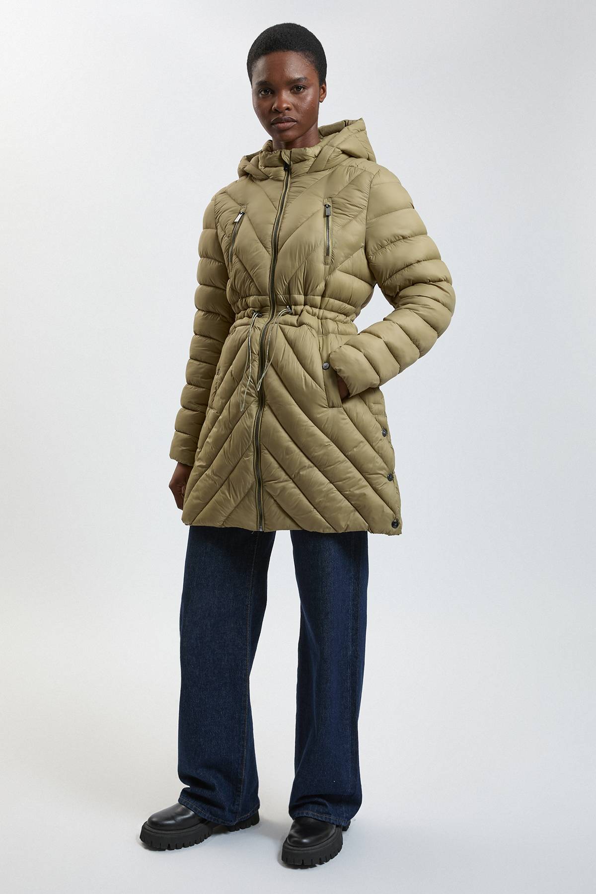 KarenMillen Manteau Léger Compressible Petite Taille