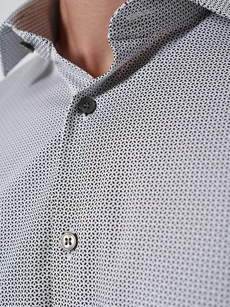 OLYMP NO.6 Hemd  Super Slim weiss