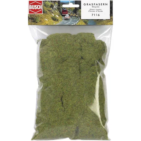 Busch Grasfasern, maigrün, Großpackung