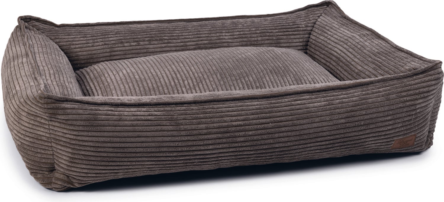 Designed by Lotte hondenmand Ribbed bruin 95 x 80 x 23 cm