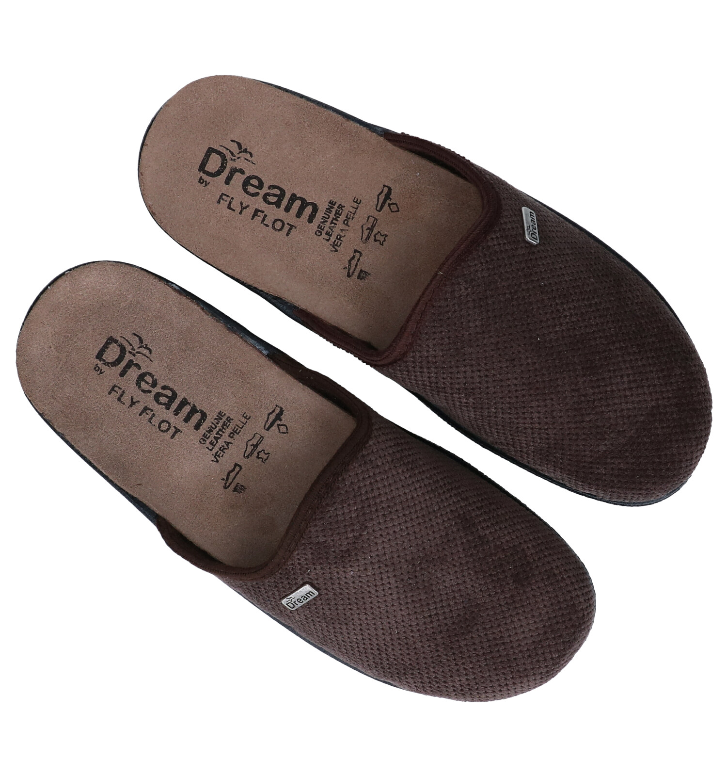 Pantoffels bruin