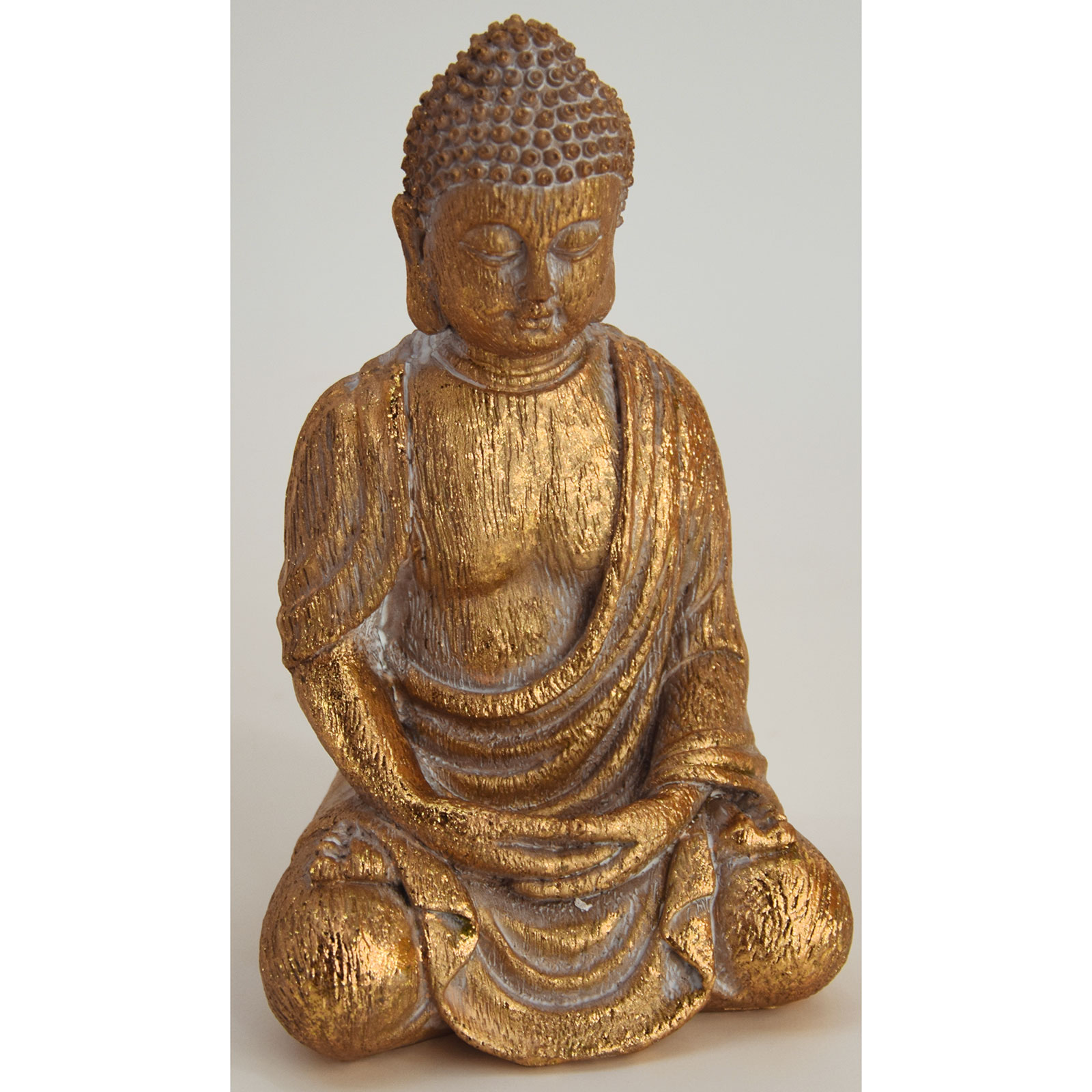 Buddha - gold - 17 cm