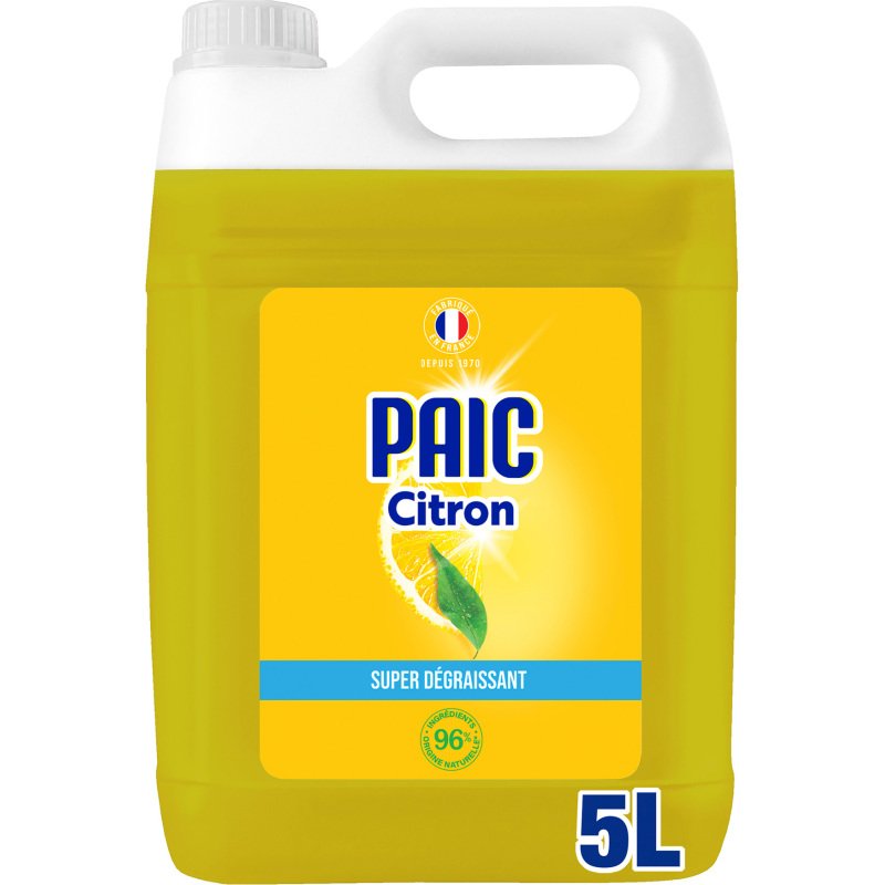 Liquide vaisselle mains Paic Citron - Bidon de 5L