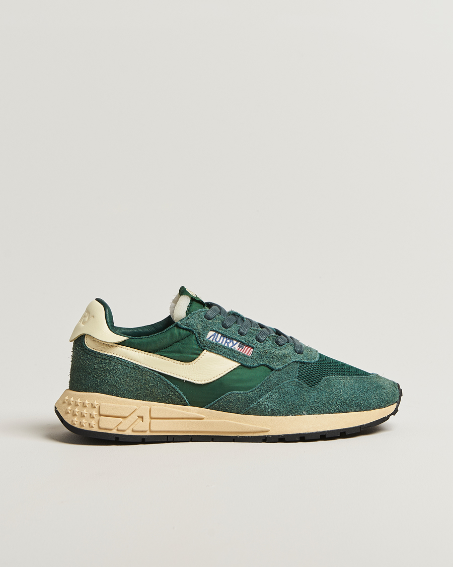 Autry Reelwind Running Sneaker Bottle Green/Beige