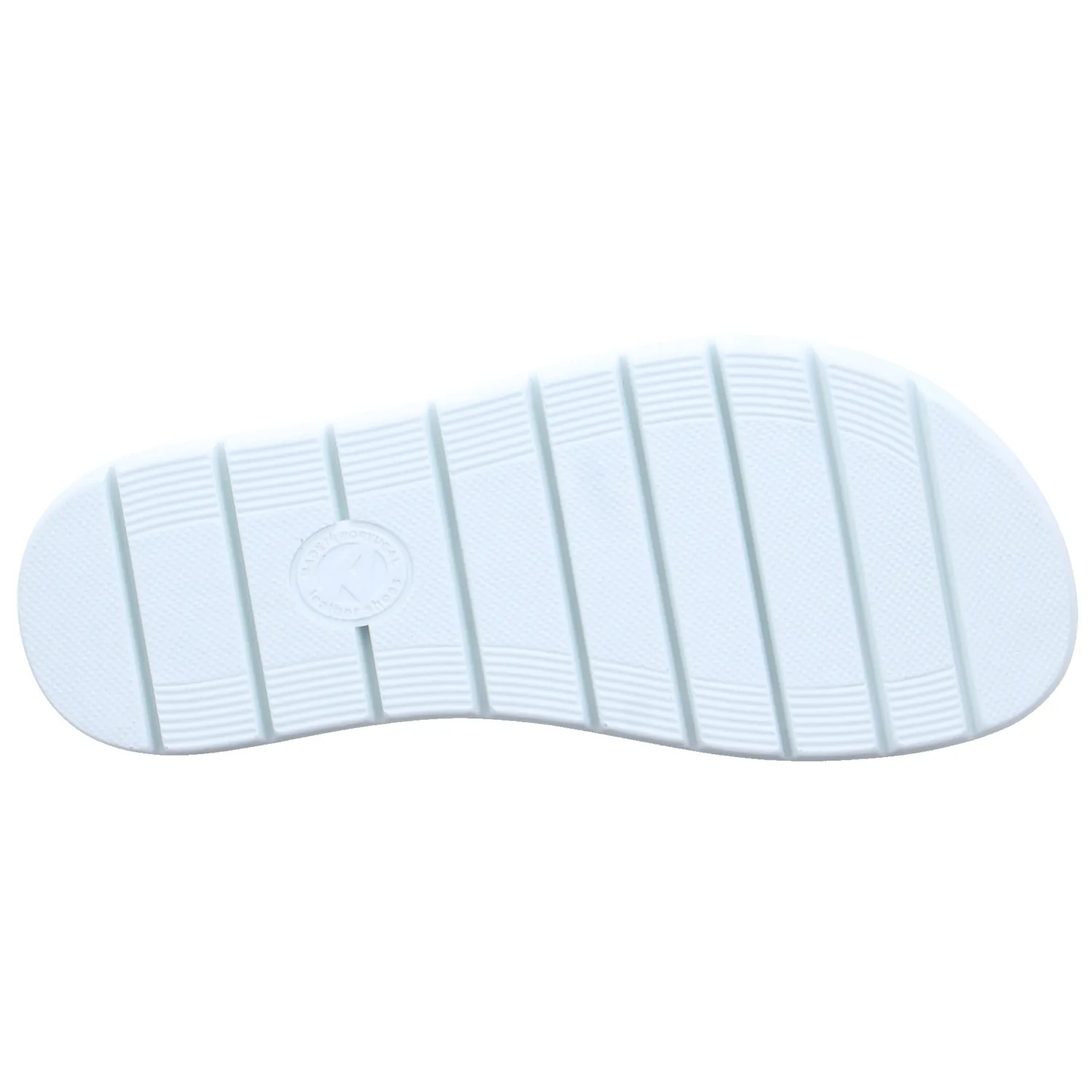VAN DER LAAN Comfort-Pantolette Beige Leder