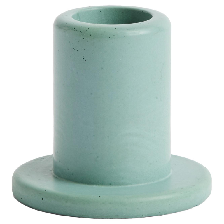 Hay Tube kandelaar concrete Emerald Green