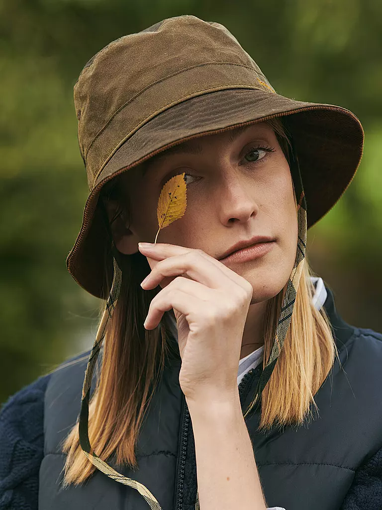 BARBOUR Fischerhut - Bucket Hat Brackley braun