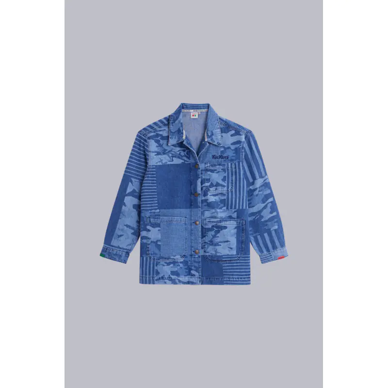ORGANIC KICK JACKET DENIM CAMOUFLAGE VESTE Coton biologique No Gender