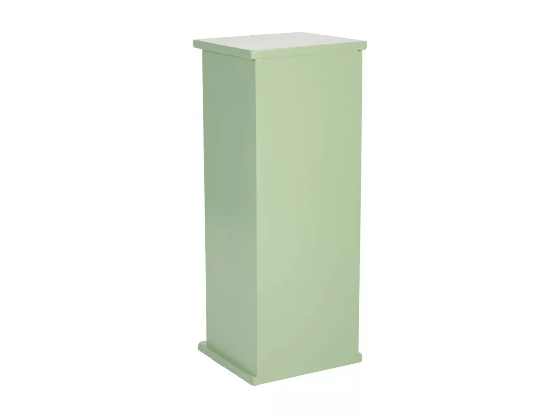 Petite boîte de rangement verte 14.5x13x35.5h