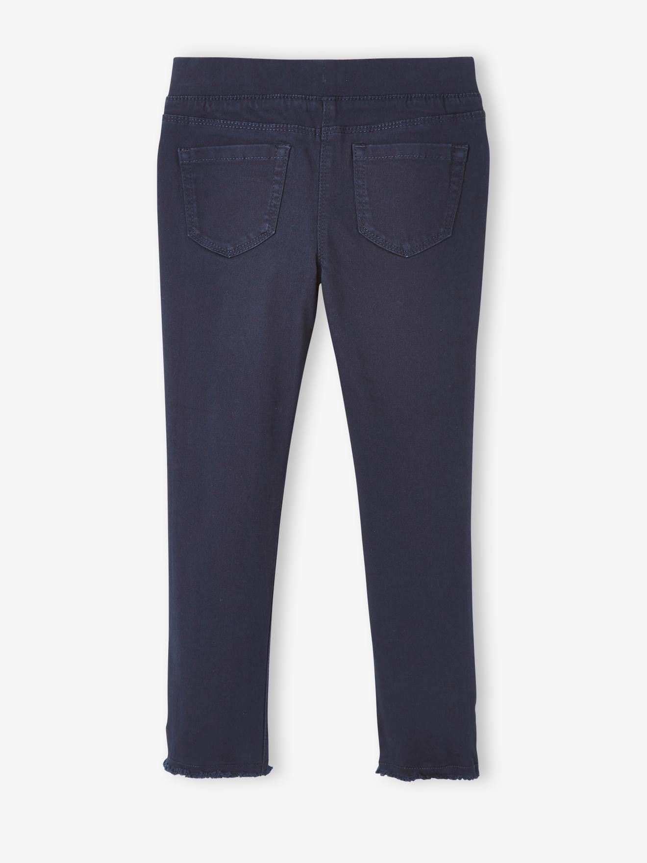 Calças legging coloridas para meninas, cor marrom claro lisa