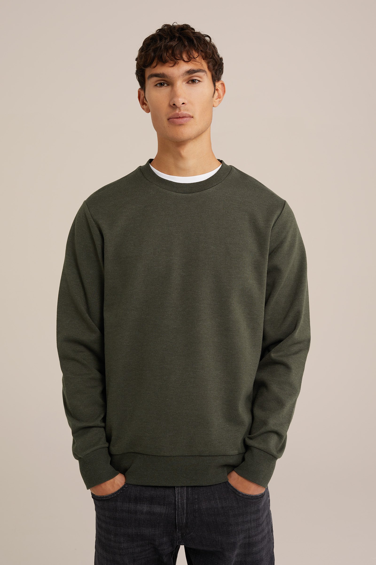 sweater WE Fashion Donkergroen