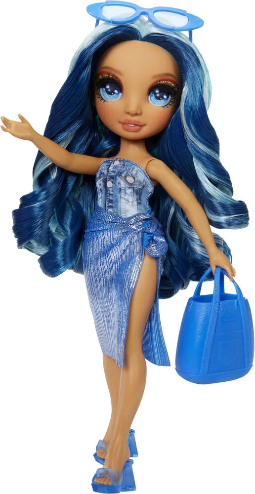 RAINBOW HIGH SWIM ET STYLE POUPEE MANNEQUIN 27 CM - SKYLER BLEU