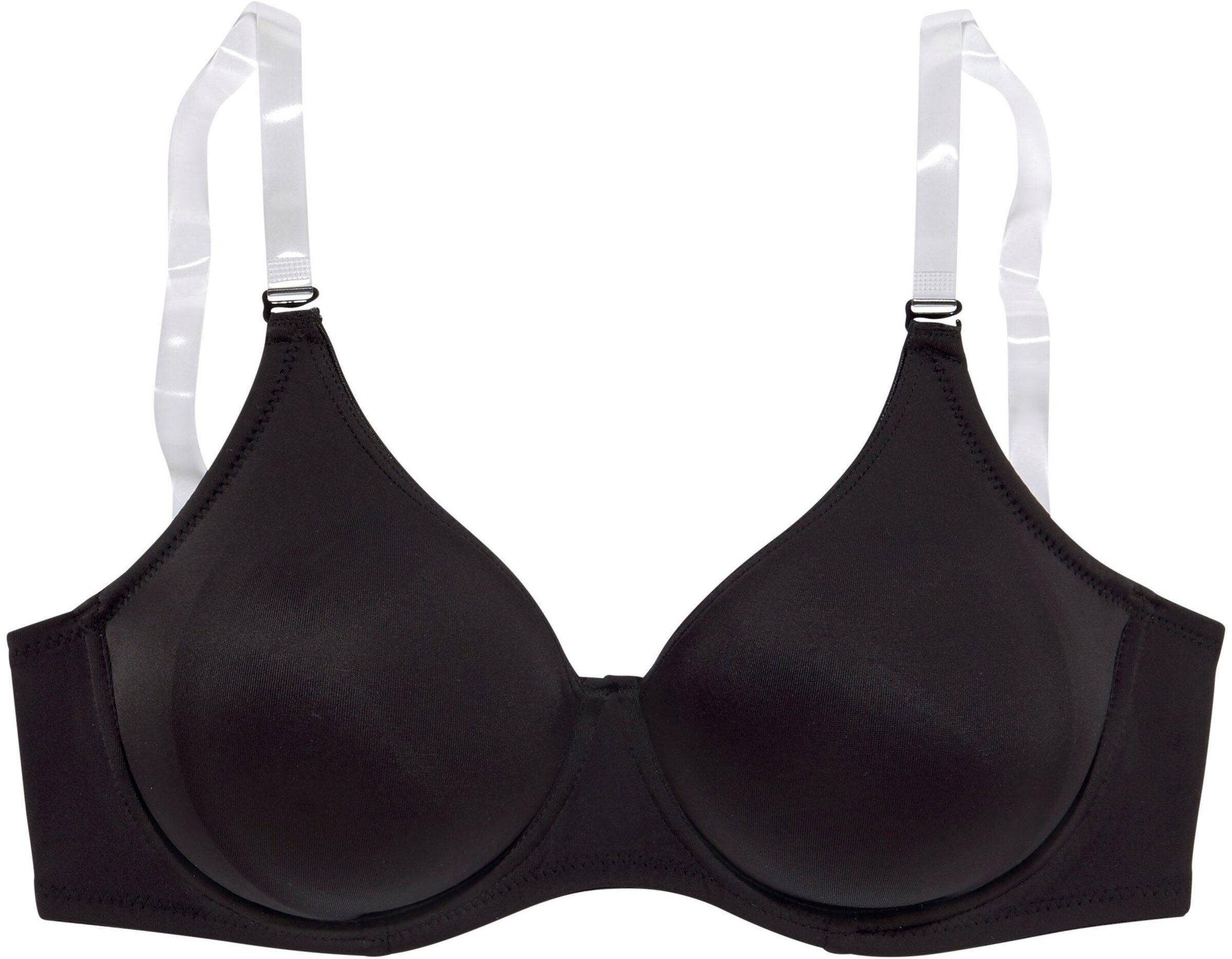 LASCANA T-Shirt-BH in schwarz