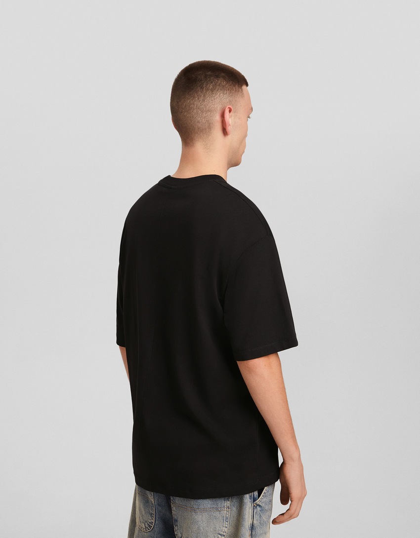 Camiseta de manga curta oversized