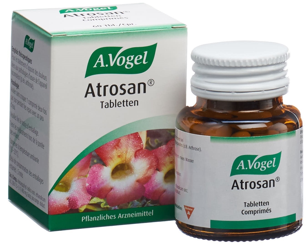 VOGEL Atrosan Filmtabl Teufelskrallen-Tabletten Glas 60 Stk