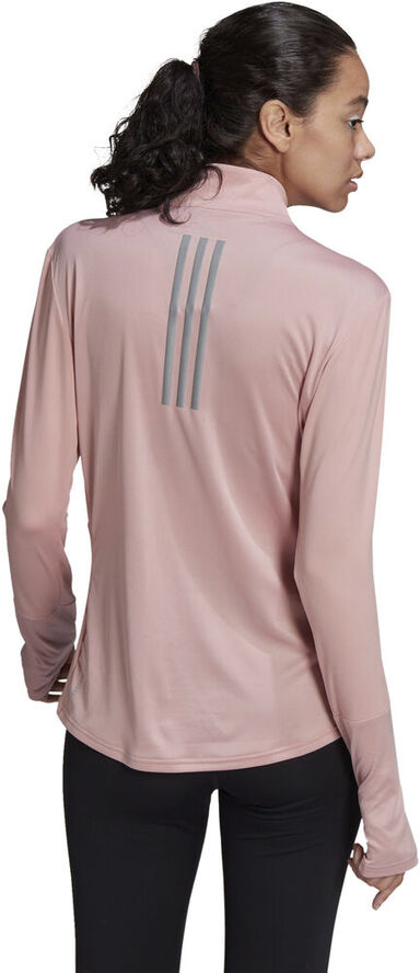 adidas Own The Run 1/2 Zip løbetrøje Pink