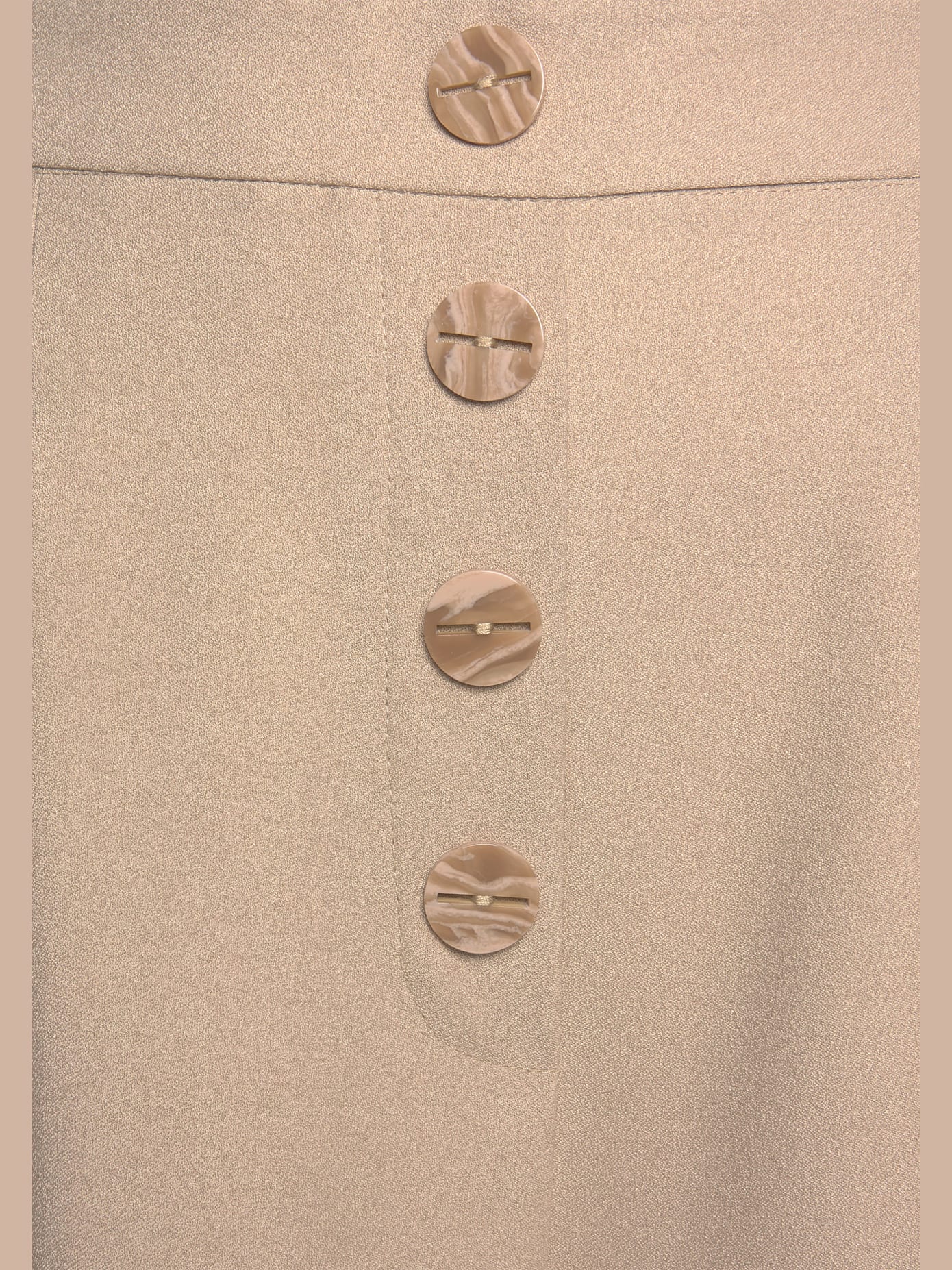 Pantalon ceinture lisse devant